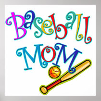 Baseball Mom Posters