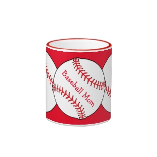 Baseball Mom Ringer Mug