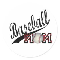 Baseball Mom Stickers