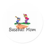 Baseball Mom Sticker