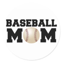 Baseball Mom Sticker