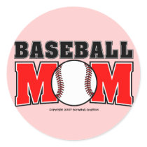 Baseball Mom Stickers