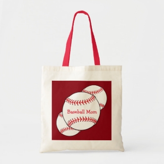 Baseball Mom Tote Bag