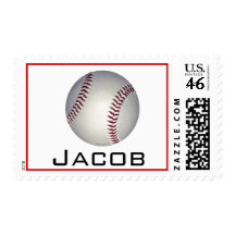 baseball name stamp
