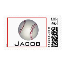 baseball name stamp