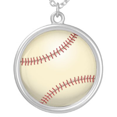 baseball pendants Zazzle_necklace baseball pendants Zazzle_necklace