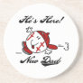 Baseball New Dad T-shirts and Gifts Coasters