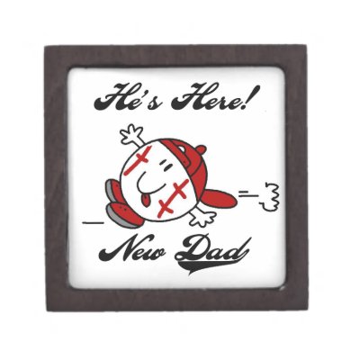 Baseball New Dad T-shirts and Gifts Premium Gift Boxes by familymembers