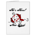 Baseball New Dad Tshirts and Gifts Card