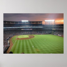 Baseball Night Posters