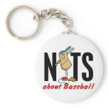 Baseball Nut 2 Key Chain