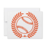 Baseball Olive Branch and Star Invitations
