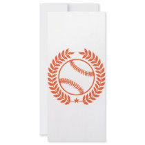 Baseball Olive Branch and Star Rack Cards