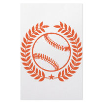 Baseball Olive Branch and Star stationery by CustomSportsTshirts Baseball Olive Branch and Star stationery