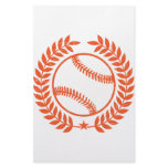 Baseball Olive Branch and Star Stationery Paper