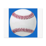 Baseball on blue post cards