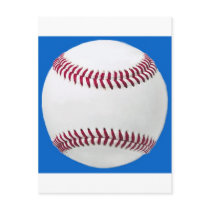 Baseball on blue postcards by TheCreatorsChoice Baseball on blue postcards
