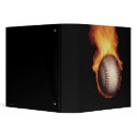Baseball On Fire Avery Binder binder