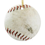 Baseball or Softball - Dirty and well loved! Christmas Tree Ornament