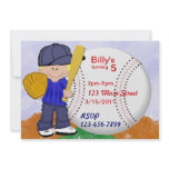 Baseball Party Announcements