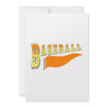 Baseball Pennant Personalized Invite