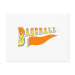 Baseball Pennant Post Card