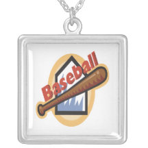 Baseball Personalized Necklace