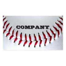 Baseball Photo Business Cards