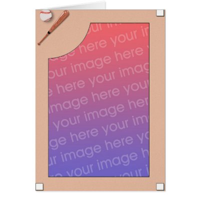 Baseball photo Card Zazzle_card Baseball photo Card Zazzle_card
