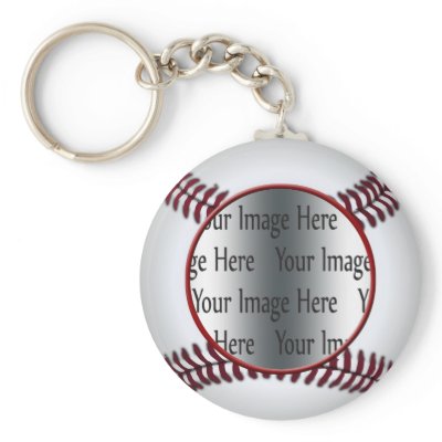 baseball photo key chain Zazzle_keychain baseball photo key chain Zazzle_keychain