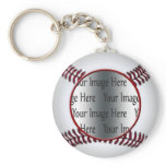 baseball photo key chain