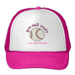 Baseball-Pink Mesh Hat