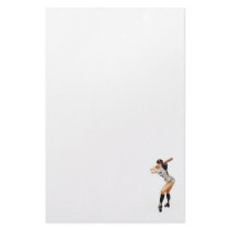 Baseball Pinup Stationary stationery by bkosstype510 Baseball Pinup Stationary stationery