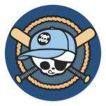 Baseball Pirate -Boys Stickers