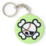 Baseball Pirate -kids Keychain