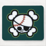 Baseball Pirate -kids Mouse Pad