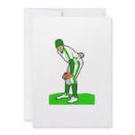 Baseball Pitcher Green Custom Invite