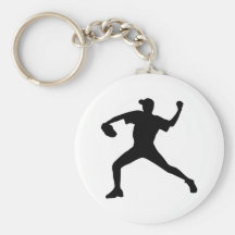 Baseball - Pitcher Keychain