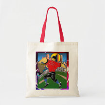 Baseball Pitcher on Accent Bag