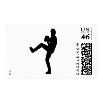 Baseball - Pitcher postage