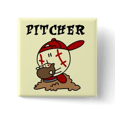 Baseball Pitcher Tshirts and Gifts Pin by toddlersplace