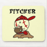 Baseball Pitcher Tshirts and Gifts Mouse Mats