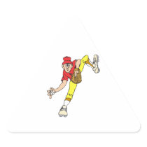 baseball pitcher windup triangle stickers