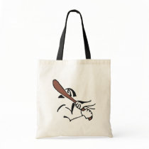 Baseball Player Tote Bag