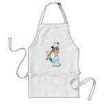 Baseball Player Cartoon Apron