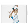 Baseball Player Cartoon Card