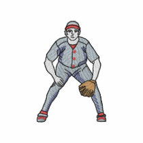 Baseball Player embroidered shirts
