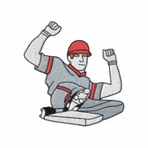 Baseball Player embroidered shirts by ZazzleEmbroidery Baseball Player embroidered shirts