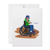 Baseball Player Personalized Invitations