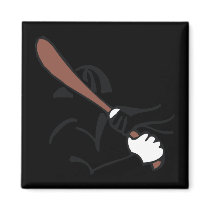 Baseball Player Fridge Magnet